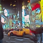 NYC Magic # 10 / panoramic film camera, no digital manipulations / ©IL 2012 / paper 12,5x25